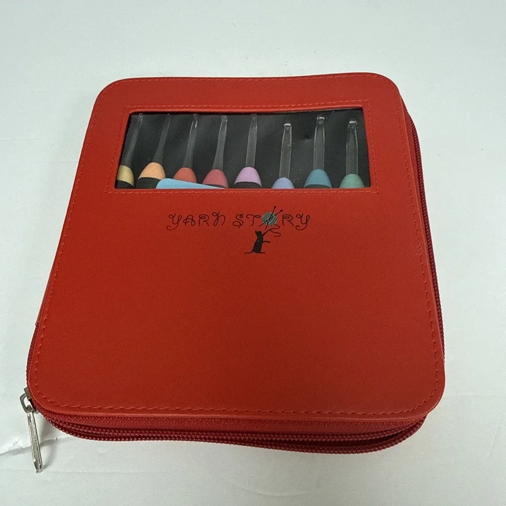 Yarn Story Crochet Hook Set Lighted Hooks Case Replacement Battery Multicolor